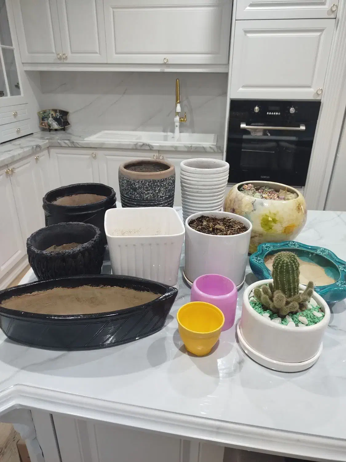 گلدون سرامیکی همش۴۰۰|حراج|محمدشهر, محمدشهر|دیوار