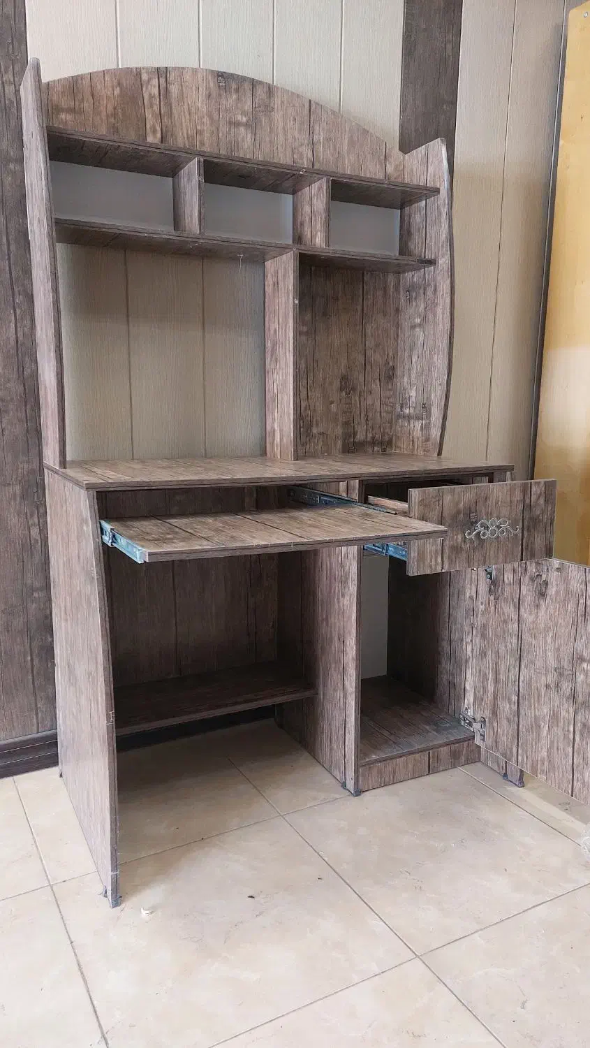 میز تحریر کشو و کمد دار|میز تحریر و کامپیوتر|یزد, |دیوار