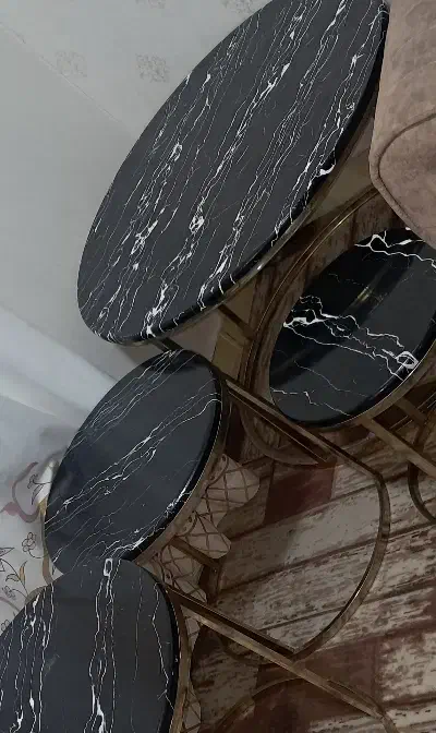 میزجلومبلی و ۳عدد میزعسلی و آباژور|مبلمان خانگی و میز عسلی|بندر ماهشهر, |دیوار