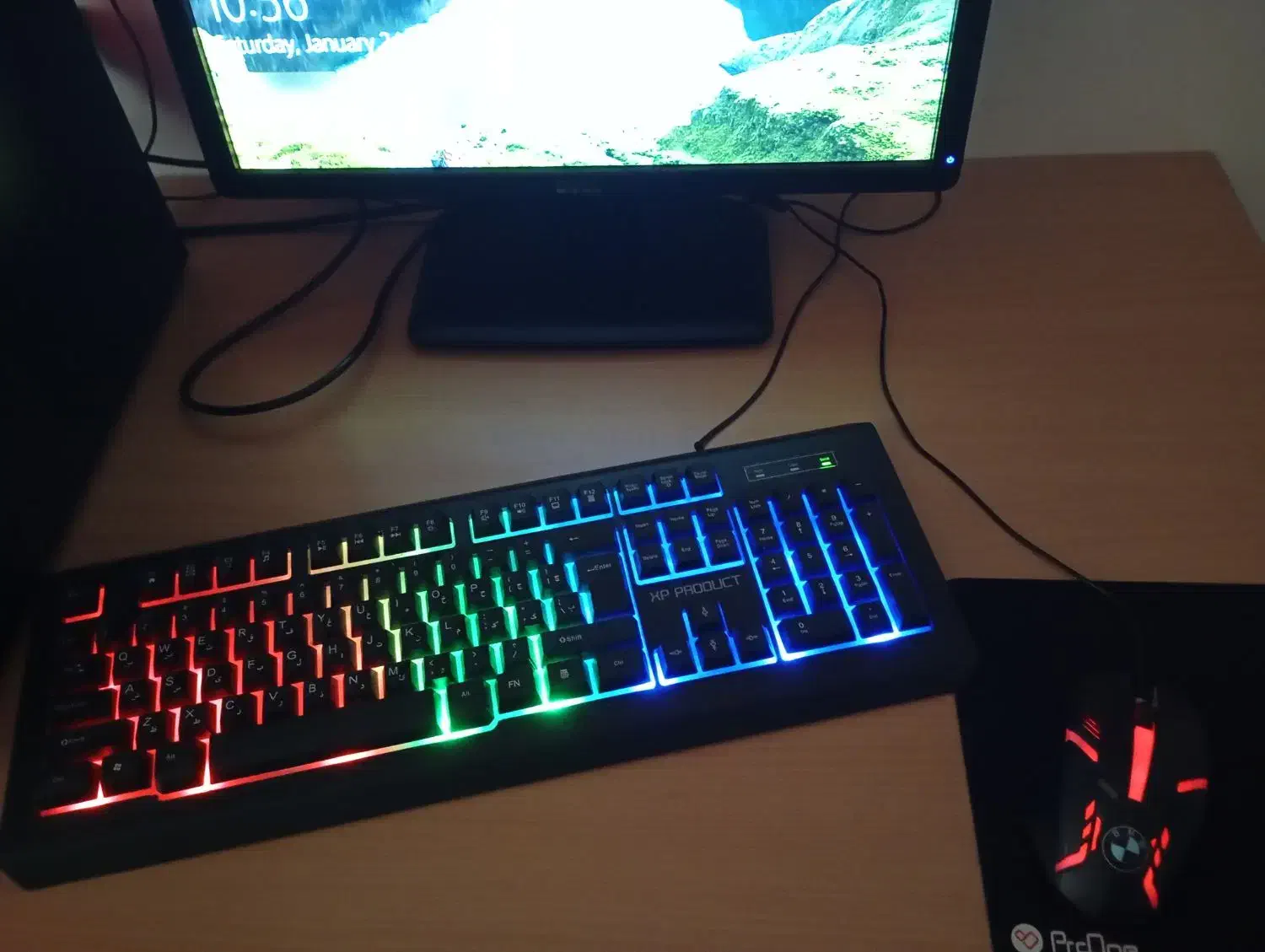 کیبورد وموس گیمینگ تستrgb|قطعات و لوازم جانبی رایانه|بومهن, |دیوار