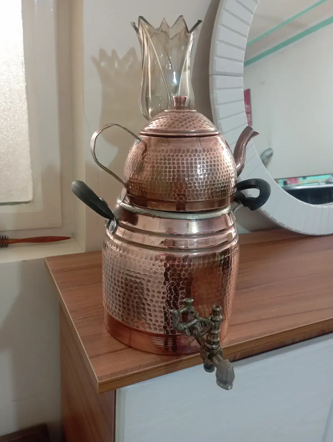 کتری قوری مسی نو|قوری، کتری، قهوهساز دستی|پاکدشت, شهرک انقلاب|دیوار