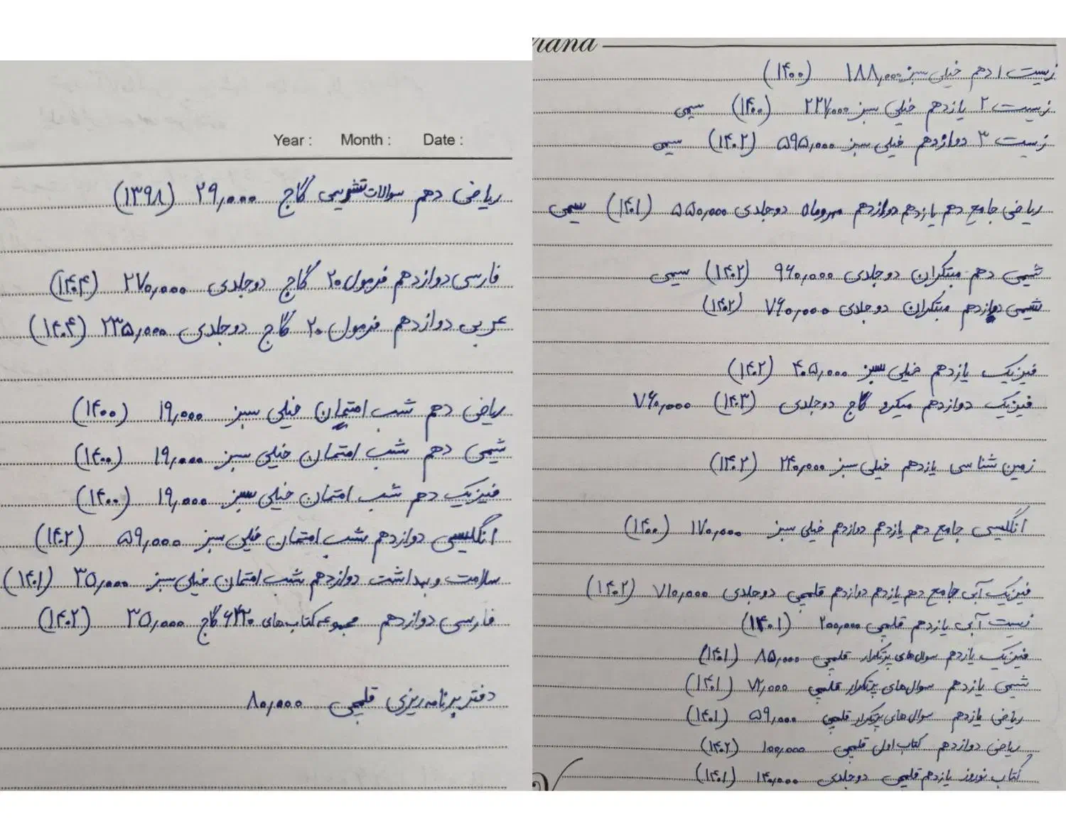 کتابهای قلمچی|کتاب و مجله آموزشی|قم, دورشهر|دیوار