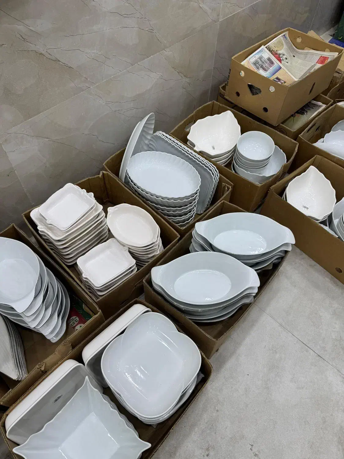 ظرف سرامیکی عمده و جزئی|ظروف سرو و پذیرایی|اهواز, زیتون کارمندی|دیوار