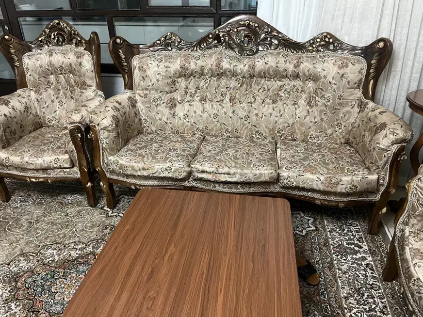 مبدل سلطنتی ۹نفره|مبلمان خانگی و میز عسلی|فولادشهر, فولادشهر|دیوار