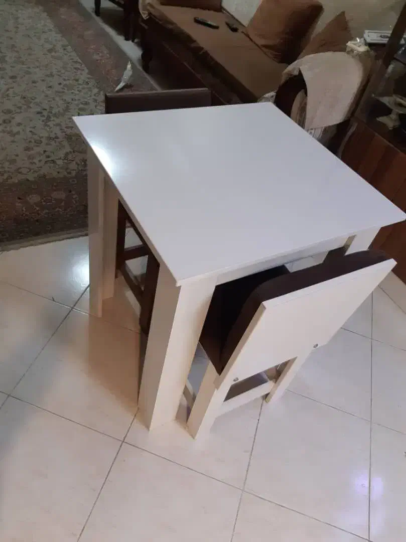 میز ناهار خوری همراه با دو صندلی دو نفره|میز و صندلی غذاخوری|رشت, علی آباد|دیوار