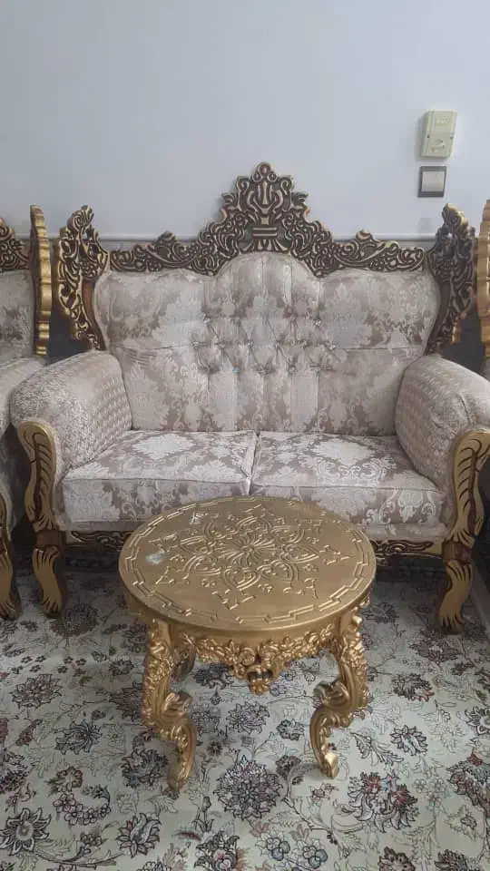 مبل نیمه سلطنتی|مبلمان خانگی و میز عسلی|اردکان, |دیوار