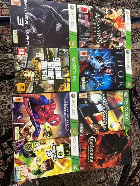 انواع دیسک های ps1-2 xbox 360|کنسول، بازی ویدئویی و آنلاین|مشهد, ادیب نیشابوری (شهرک غرب)|دیوار