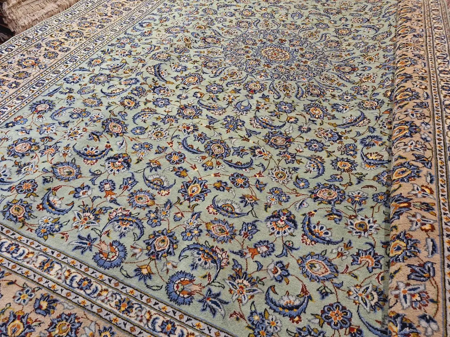 قالی ۱۲متری دستباف کاشان سدری رنگ|فرش|تهران, اکباتان|دیوار