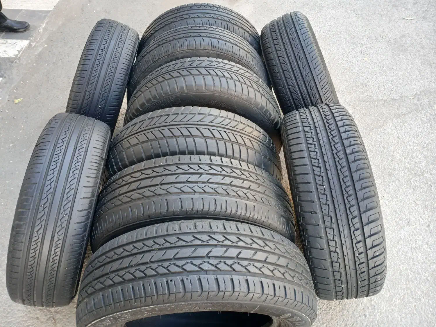 چندجفت لاستیک 185/65/14 و185/60/14|قطعات یدکی و لوازم جانبی|قم, تولید دارو و یخچال|دیوار