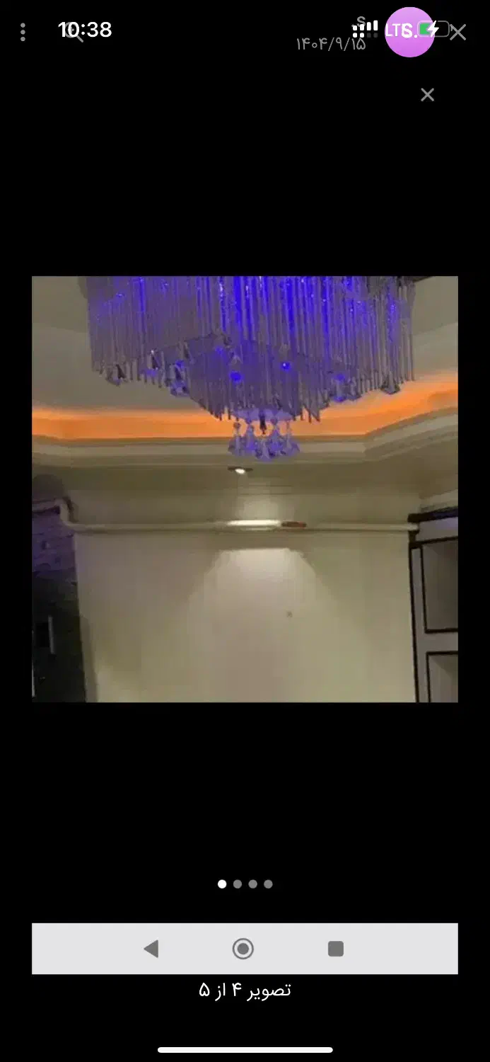 لوستر کریستال|لوستر و چراغ آویز|اراک, |دیوار