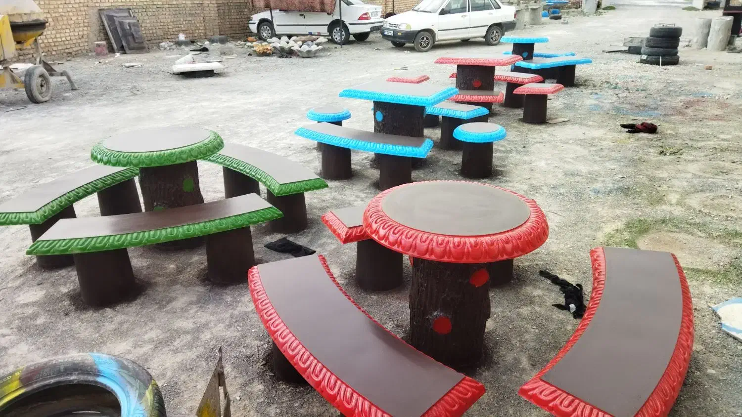 نیمکت و صندلی|صندلی و نیمکت|خمین, |دیوار