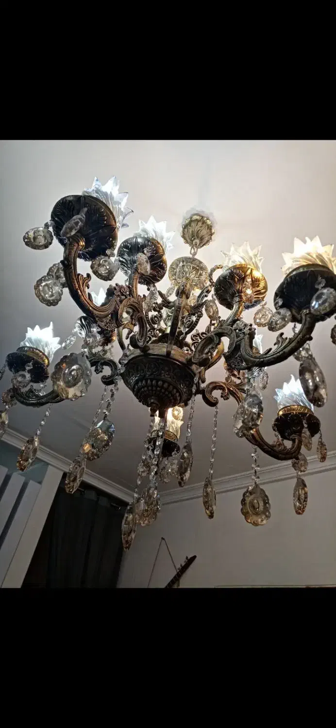 لوستر چراغ|لوستر و چراغ آویز|تبریز, |دیوار