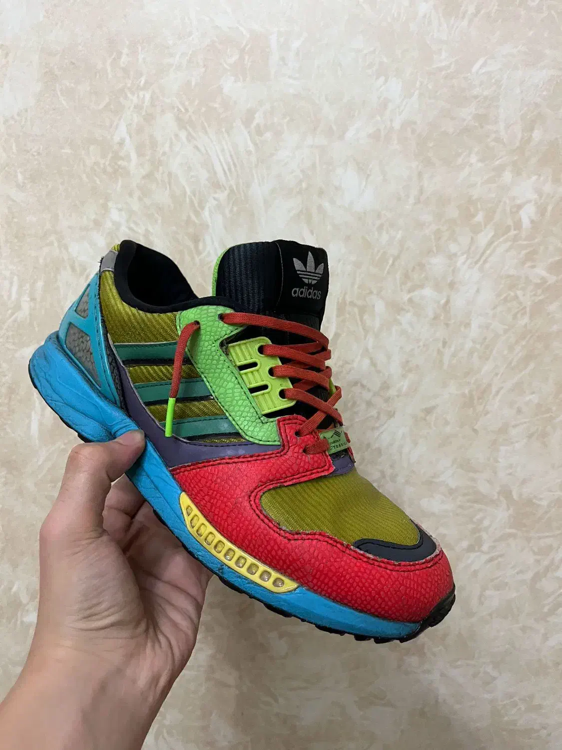 zx8000 آدیداس اتموس هفت رنگ اورجینال|کیف، کفش، کمربند|تهران, شهرک شریعتی|دیوار