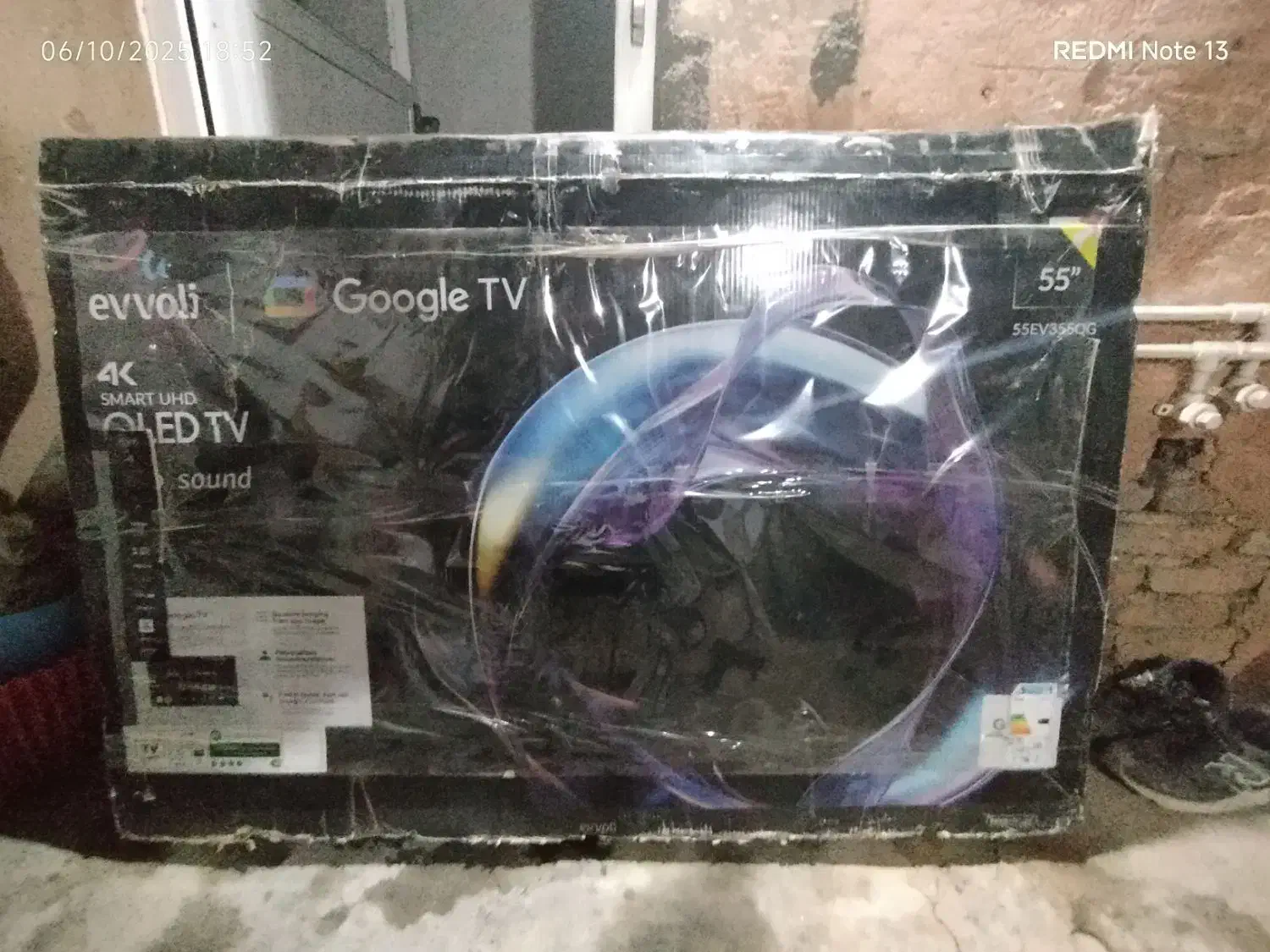 تلویزیون هوشمند ایوولی 55 اینچ 55EV355QG QLED 4K|تلویزیون و پروژکتور|ممقان, |دیوار