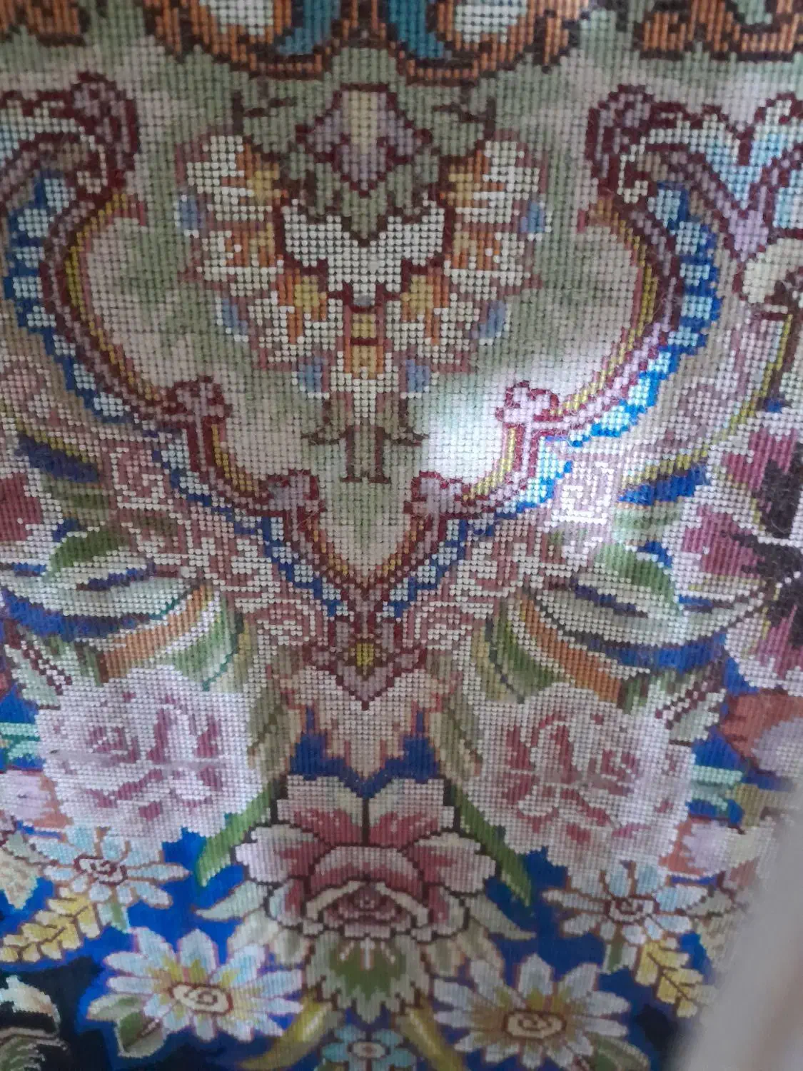 قالیچه نیمه کاره سالاری|فرش|تبریز, |دیوار