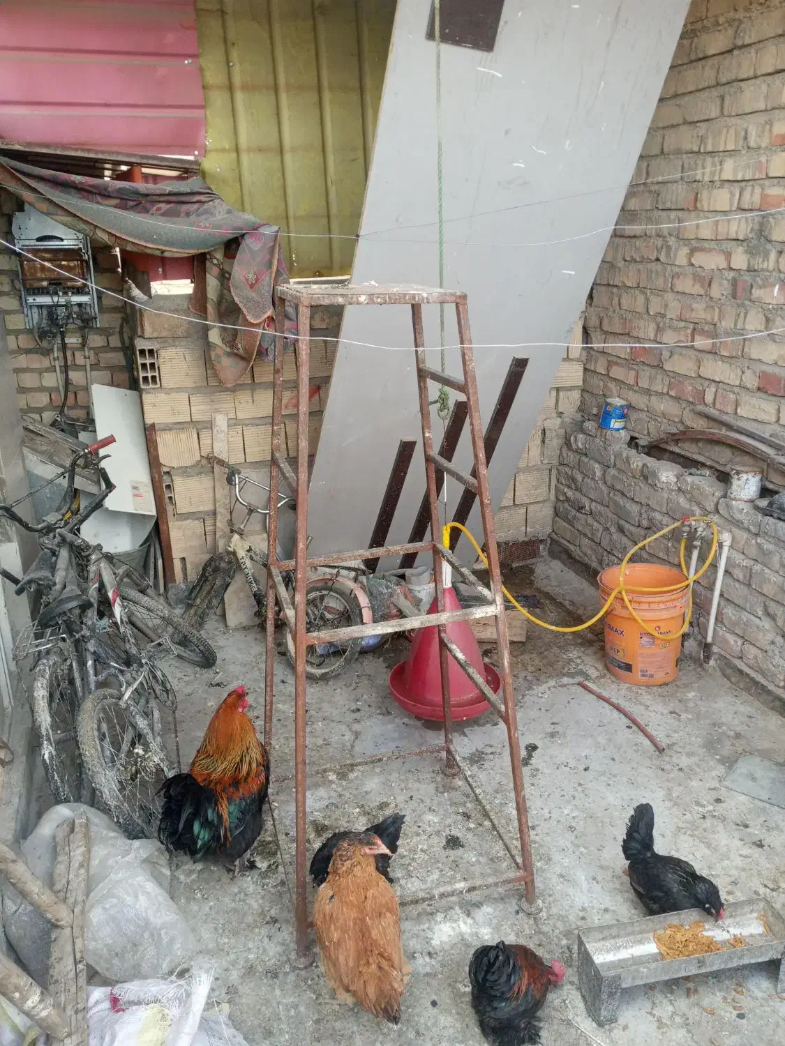 چهار پایه آهنی|ابزارآلات|قم, شهرک مهدیه (مدرس)|دیوار