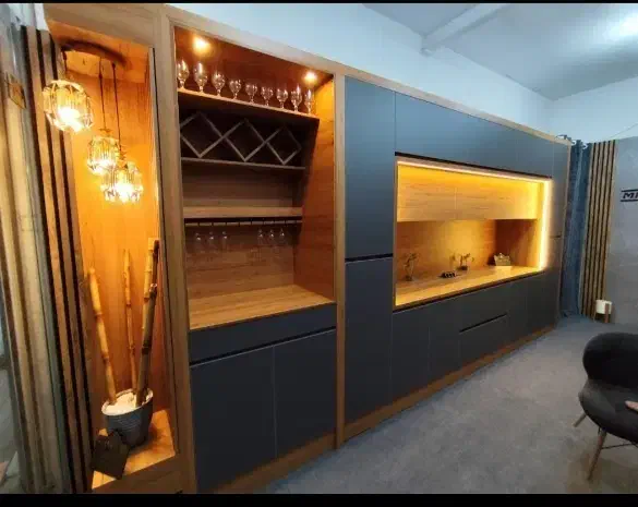 کابینت و کمد میکاچوب|کتابخانه، شلف، قفسههای دیواری|شوش, |دیوار