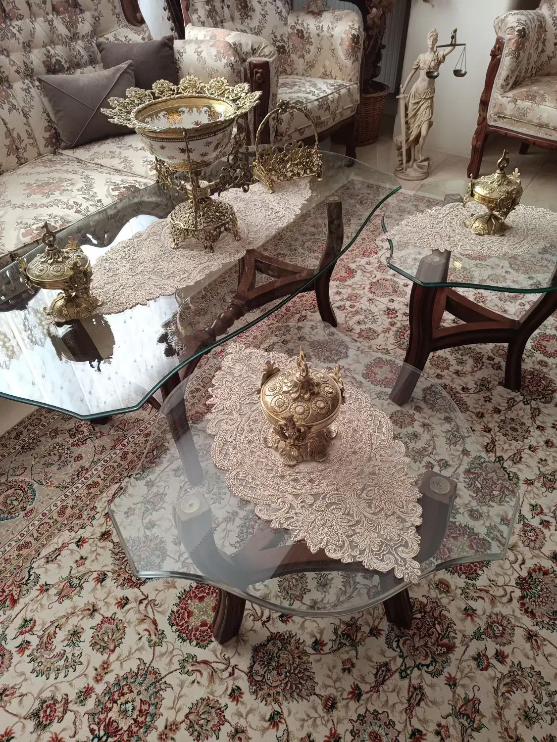 میز جلو مبلی در حدنو|مبلمان خانگی و میز عسلی|مشکیندشت, |دیوار