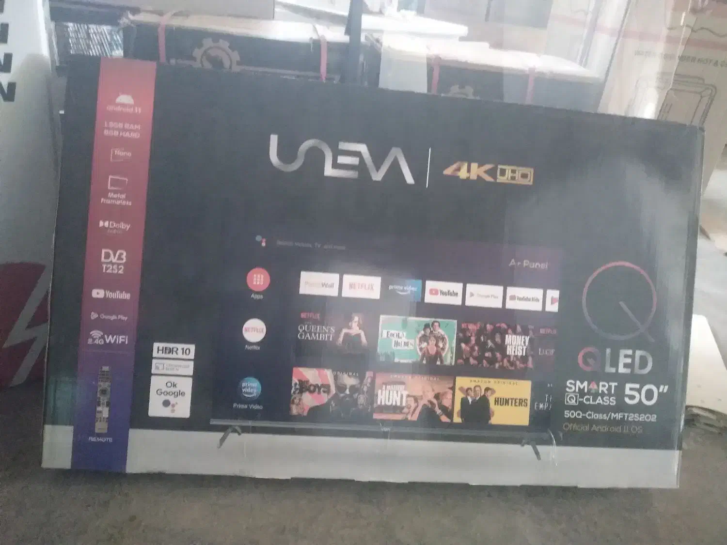 ال ایدی ۵۰ اینچ ینیوا|تلویزیون و پروژکتور|بهبهان, |دیوار