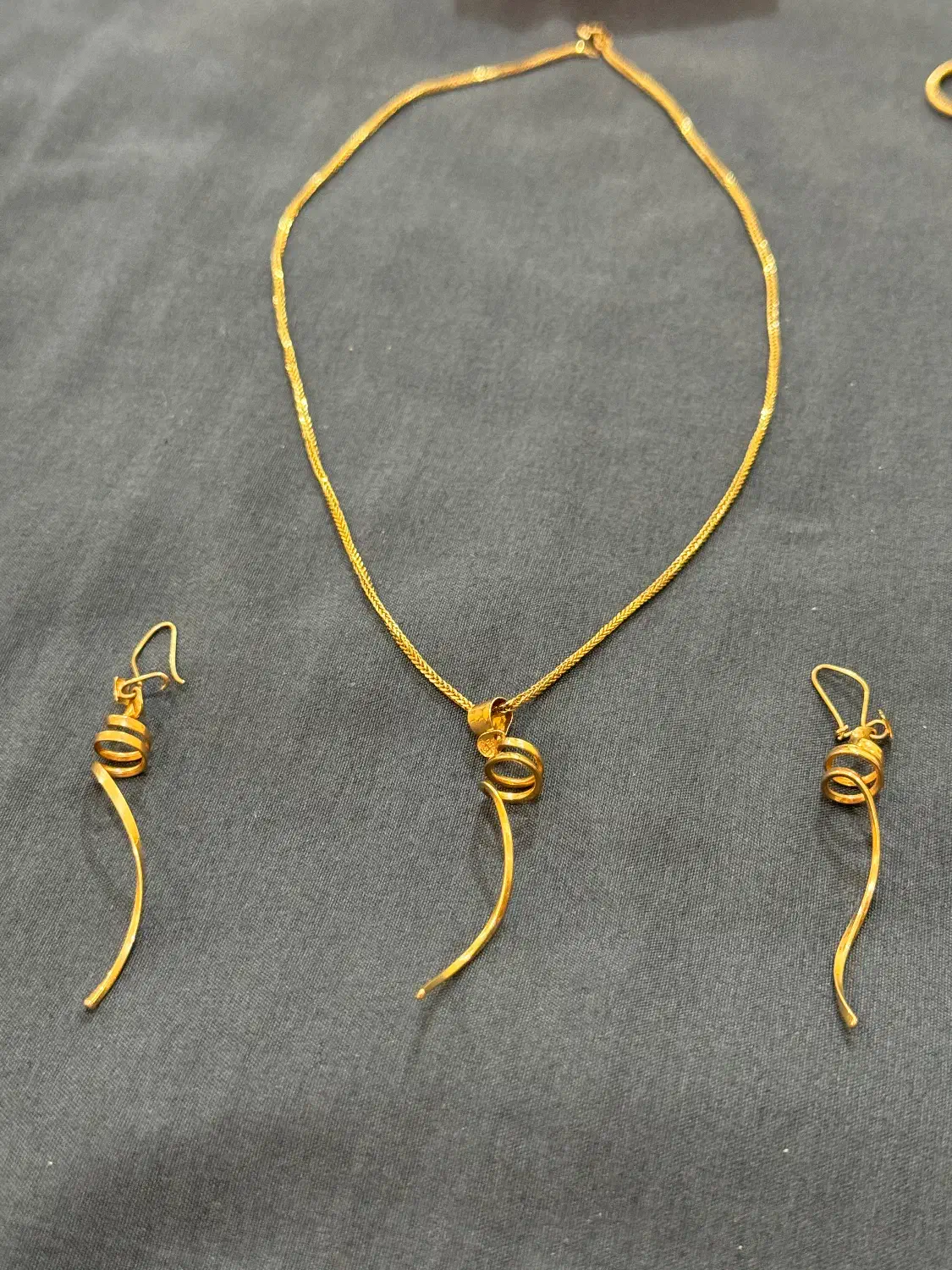 نیم ست گردبند و گوشوار|جواهرات|بوشهر, |دیوار