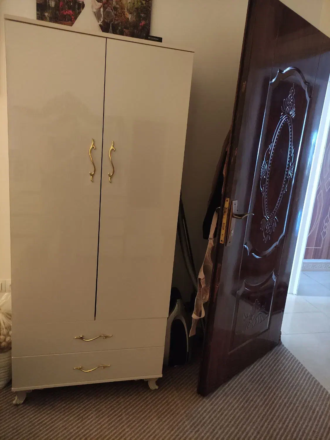 کمد کرم طلایی هایگلاس ترک|جاکفشی، کمد، دراور|مرودشت, دولت آباد|دیوار