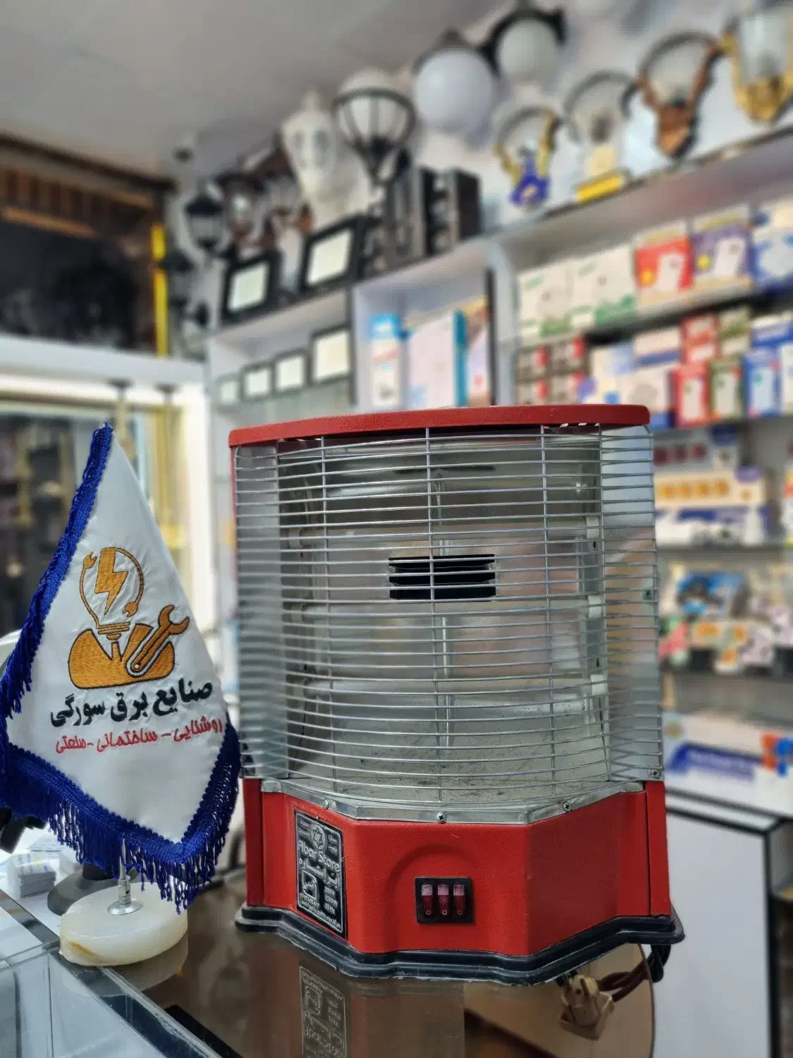 (صنایع برق سورگی) انواع بخاری برقی/کرسی برقی/منقل|بخاری، هیتر، شومینه|بیرجند, |دیوار