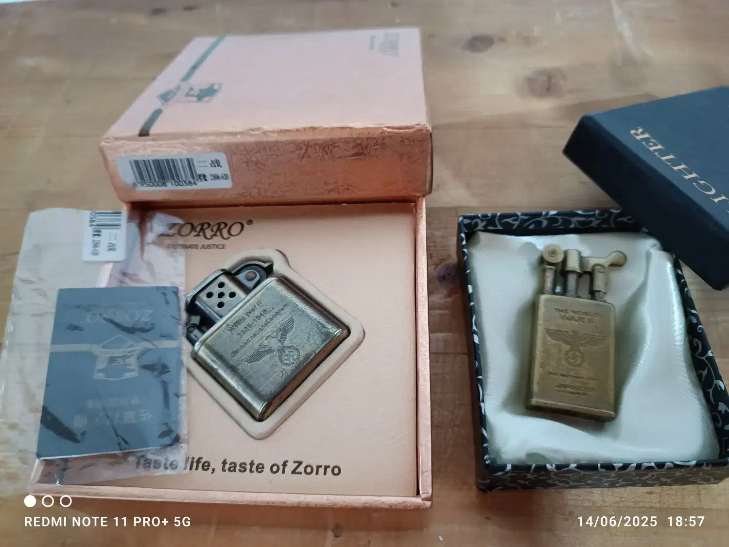 دوعدد فندک بنزینی کلکسیونی|زیورآلات و اکسسوری|خرم‌آباد (تنکابن), |دیوار