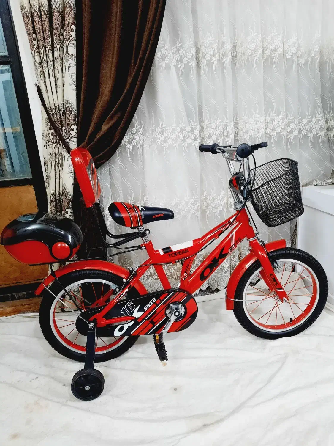 دوچرخه سایز 16طوقه آلومینیوم نونونو آکبند|دوچرخه، اسکیت، اسکوتر|مشهد, طبرسی شمالی|دیوار