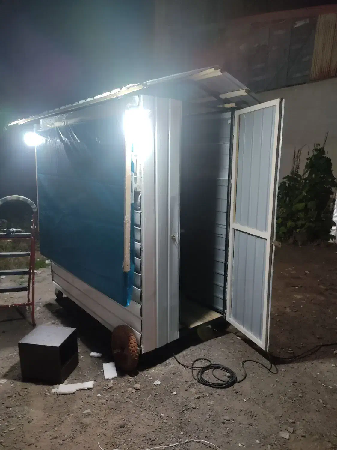 کانکس و دکه فست فود غذا خوری قهوه سیار چهار چرخ|کافیشاپ و رستوران|رشت, جانبازان|دیوار