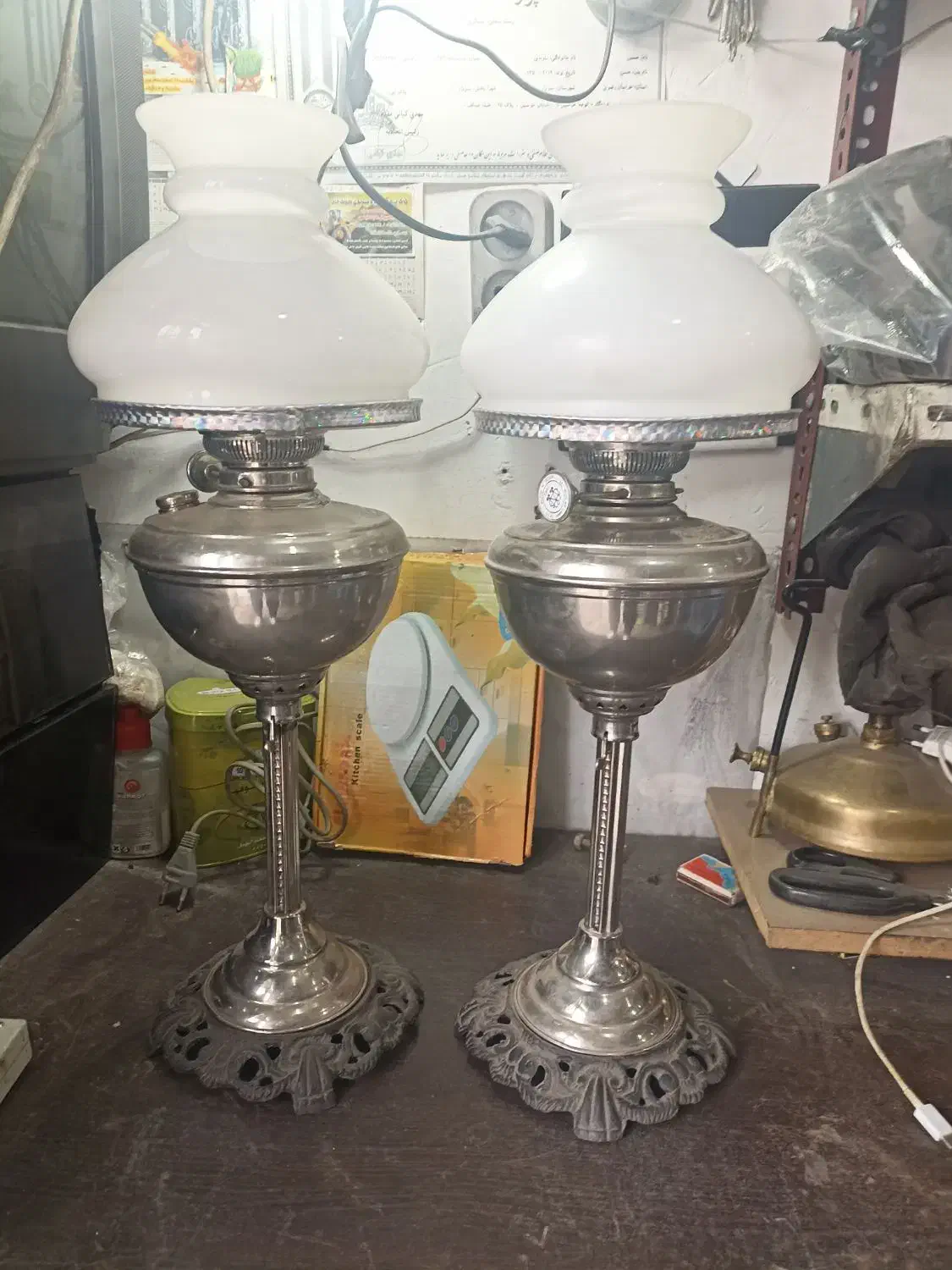 چراغ روسی|کلکسیون اشیاء عتیقه|سبزوار, سیادتی|دیوار