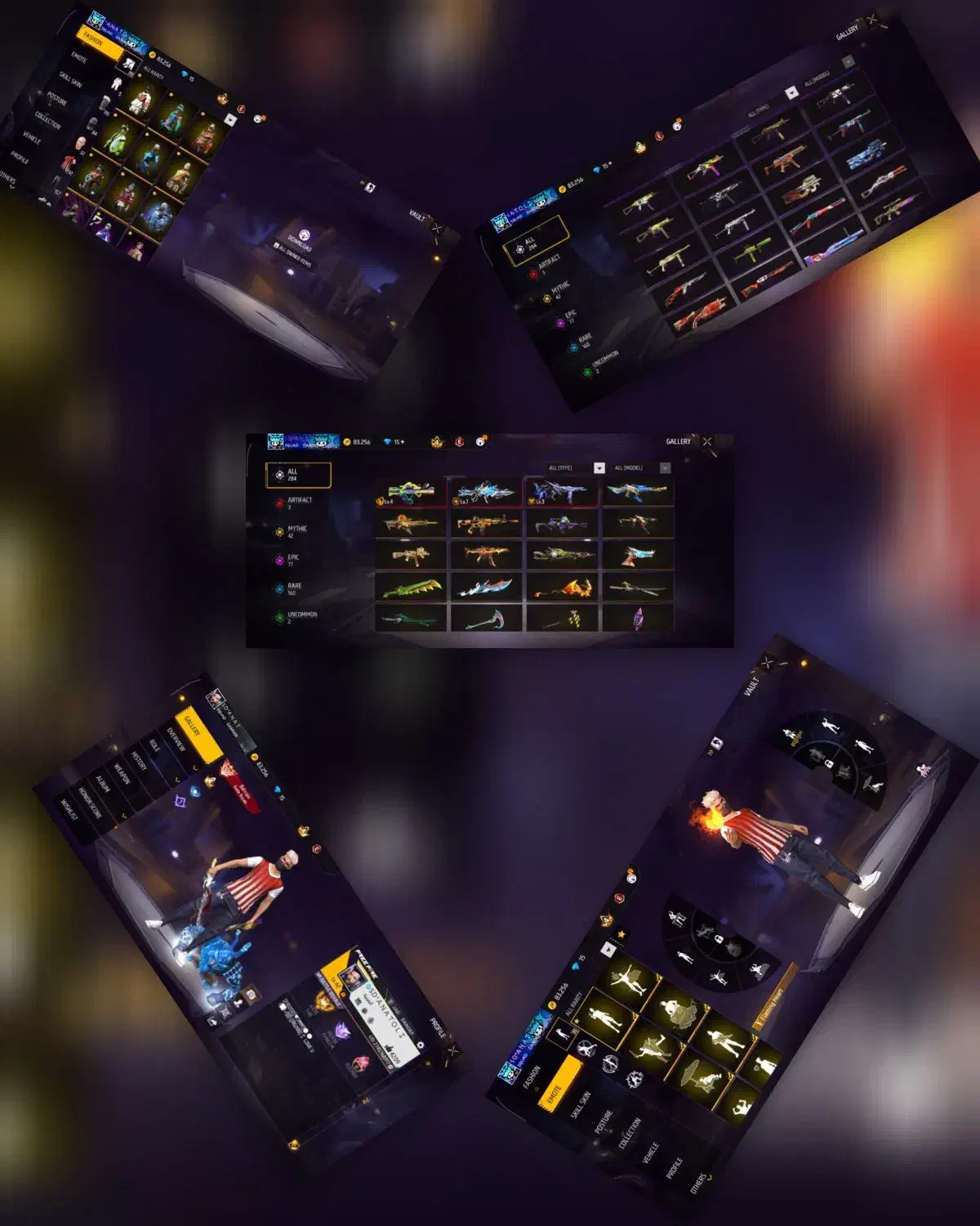 اکانت فری فایر|کنسول، بازی ویدئویی و آنلاین|رشت, کوی طالقانی|دیوار