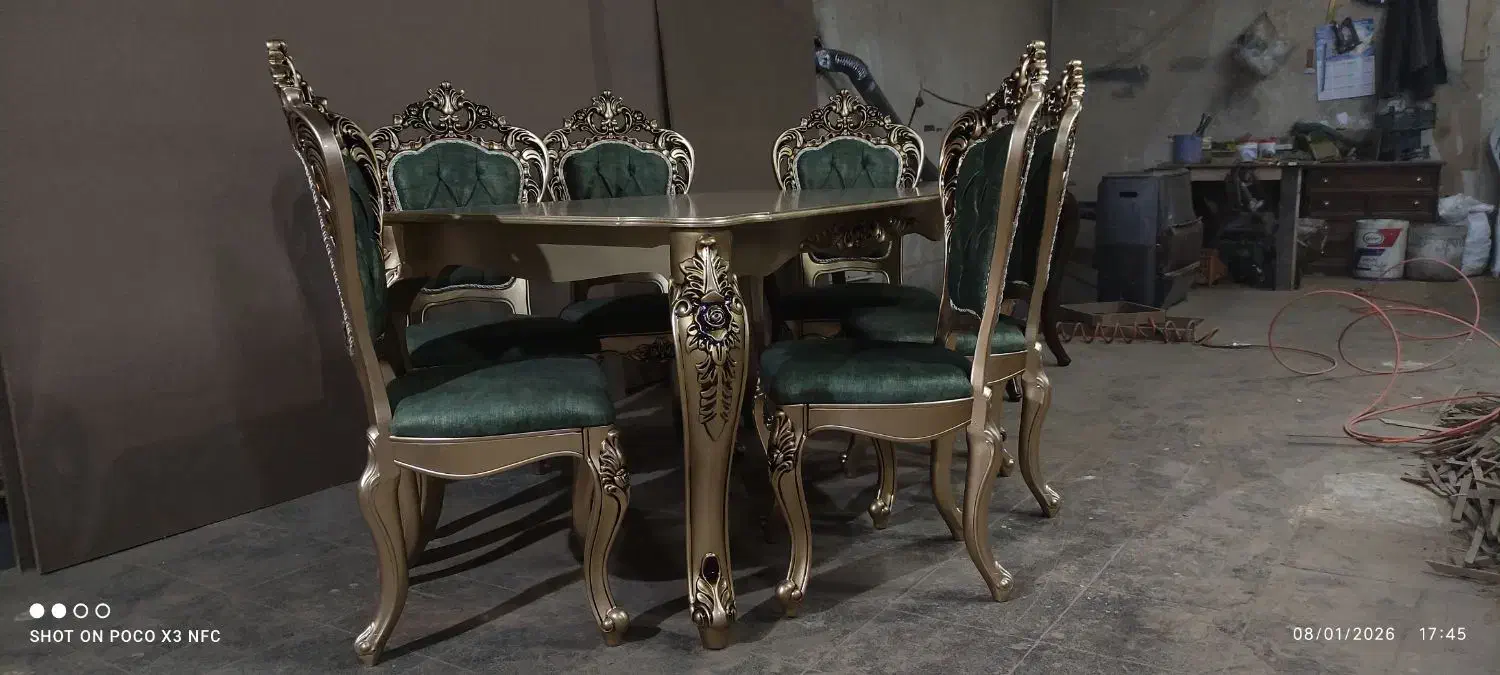 میز غذاخوری طرح رز|میز و صندلی غذاخوری|تبریز, |دیوار