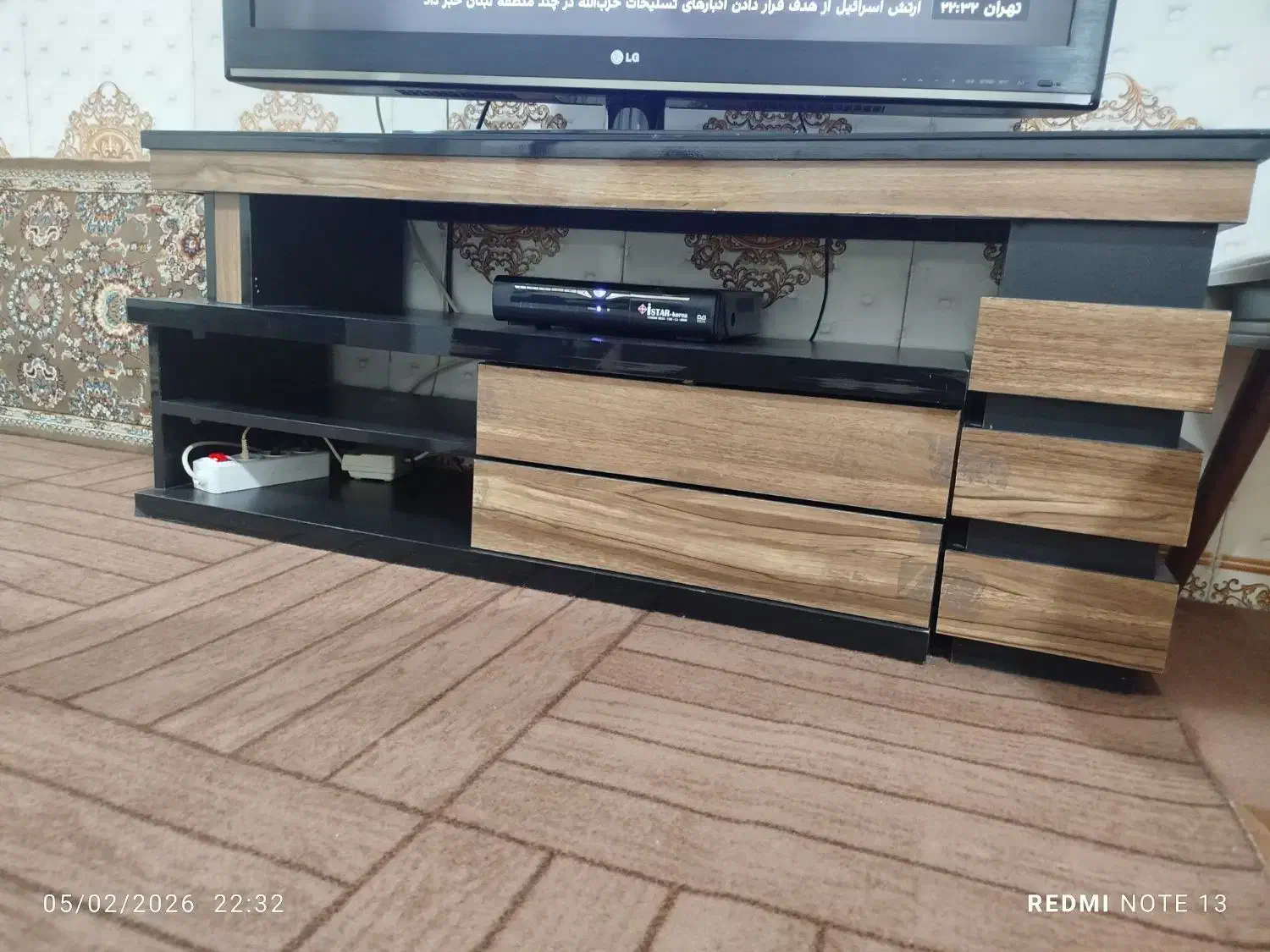 زیر تلویزیون|میز تلویزیون|جوانرود, |دیوار