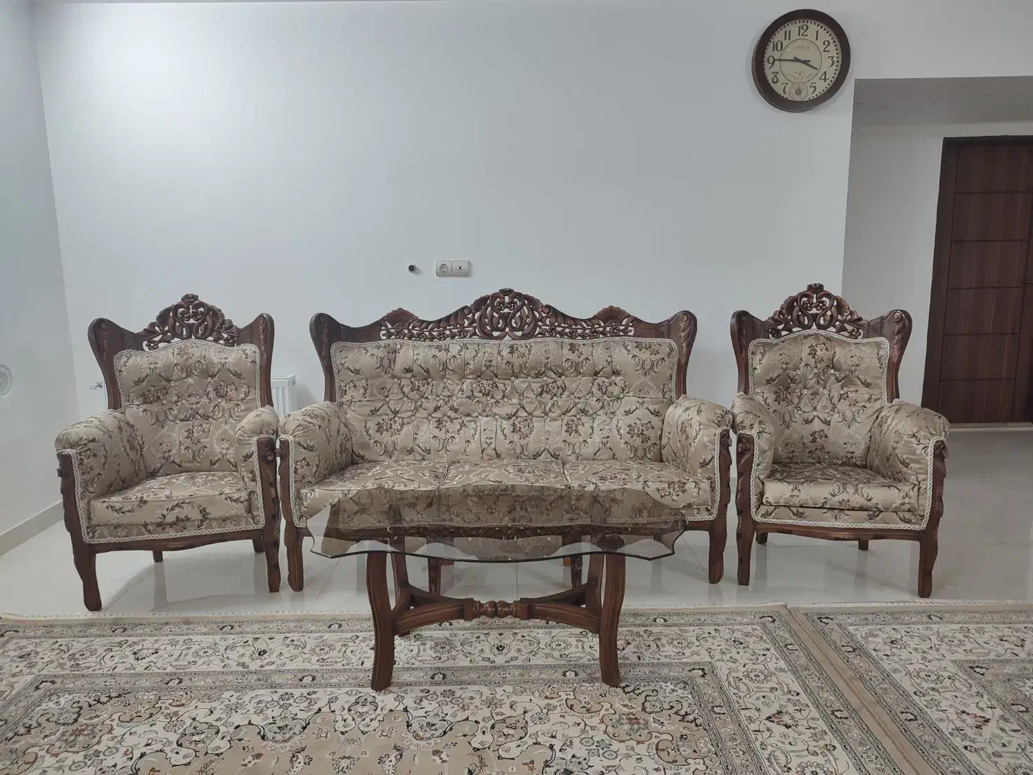 مبل استیل ۹ نفره|مبلمان خانگی و میز عسلی|کاشان, لتحر|دیوار