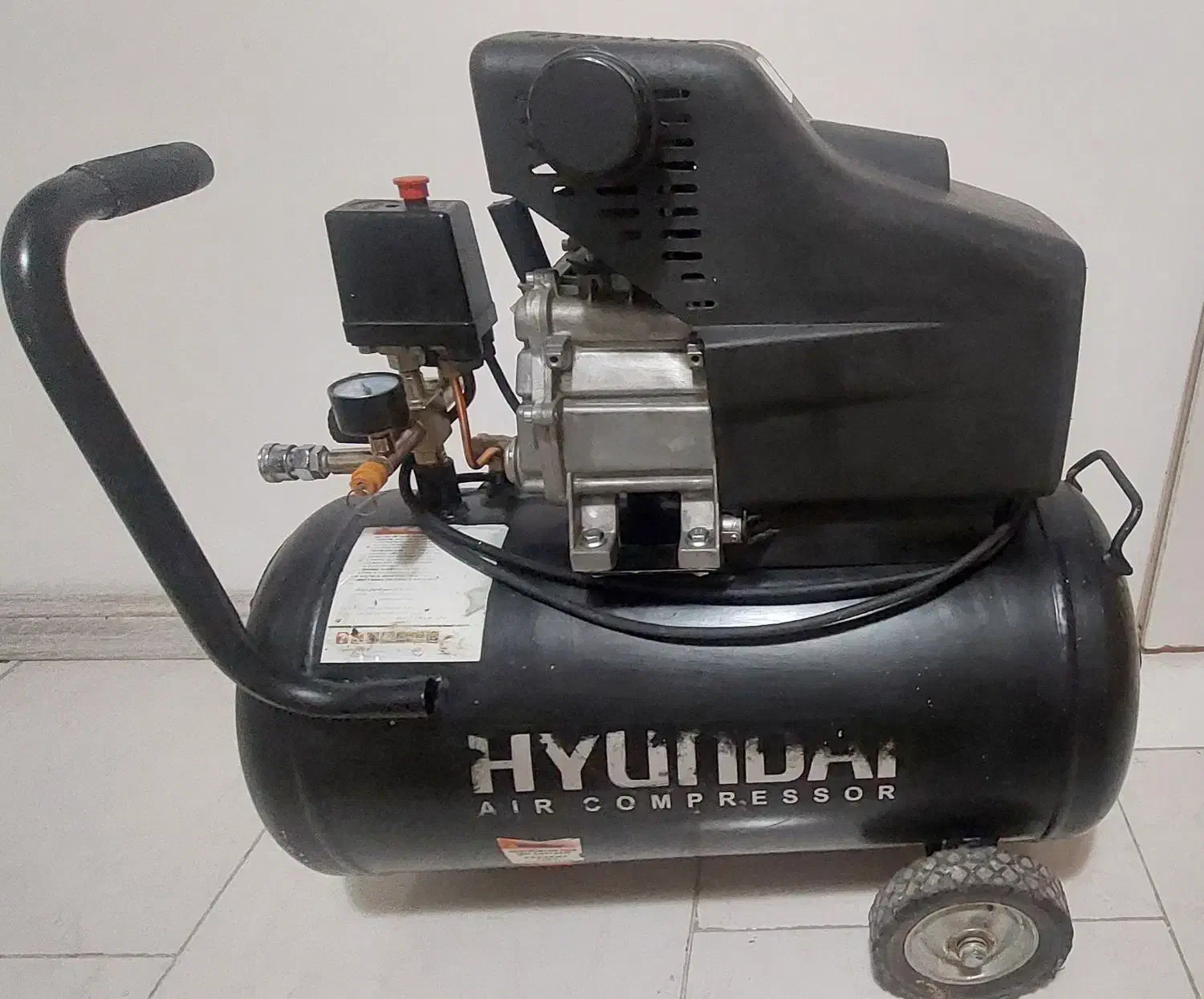 پمپ باد ۵۰ لیتری هیوندای|ابزارآلات|گلستان (تهران), |دیوار