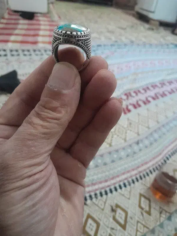 انگوشترفیروزه.دست‌.دست‌ساز|جواهرات|آشخانه, |دیوار