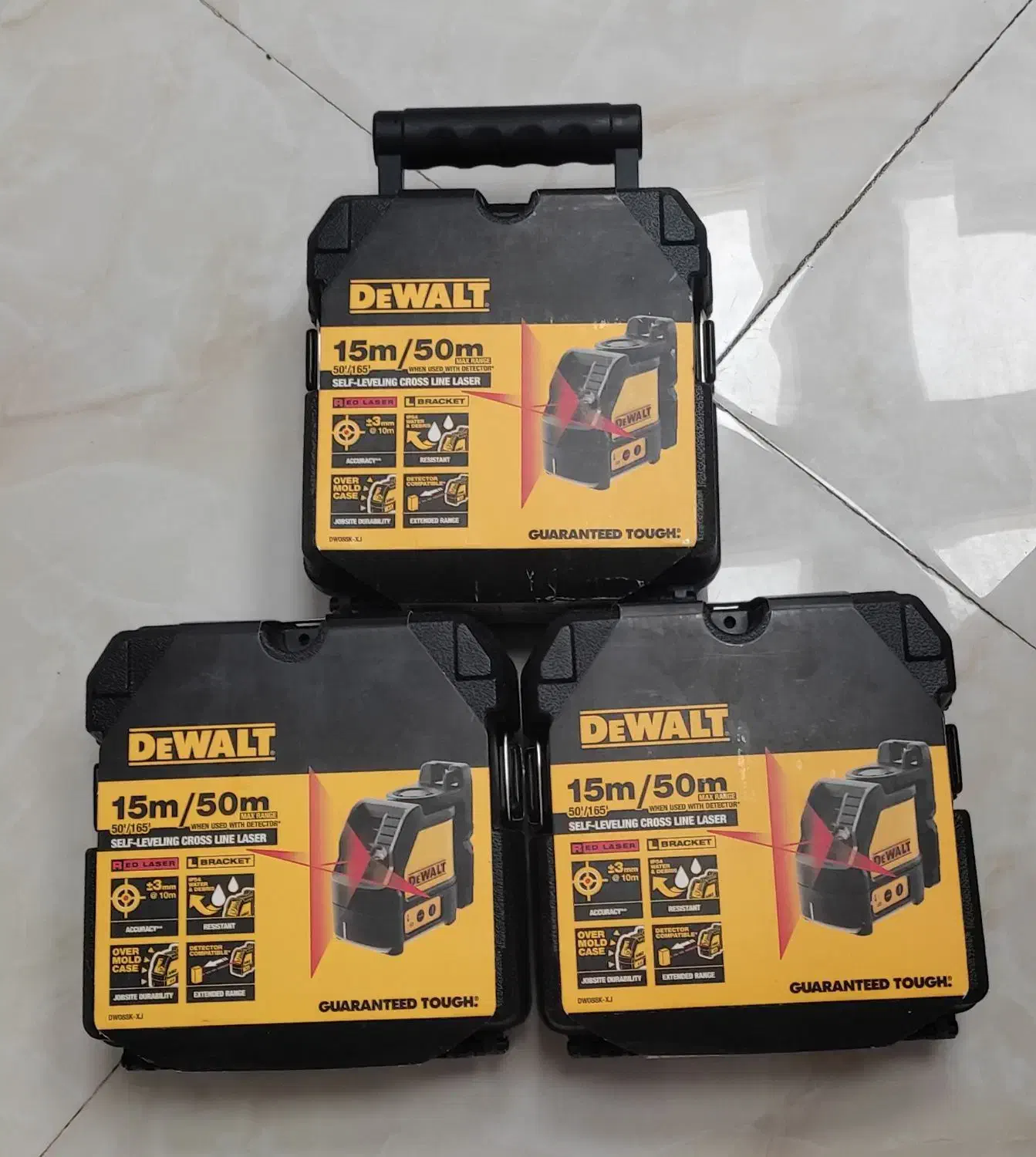 ۵ عدد تراز لیزری دیوالت اکبند نور قرمز اصلی نو|ابزارآلات|تهران, دانشگاه شریف|دیوار