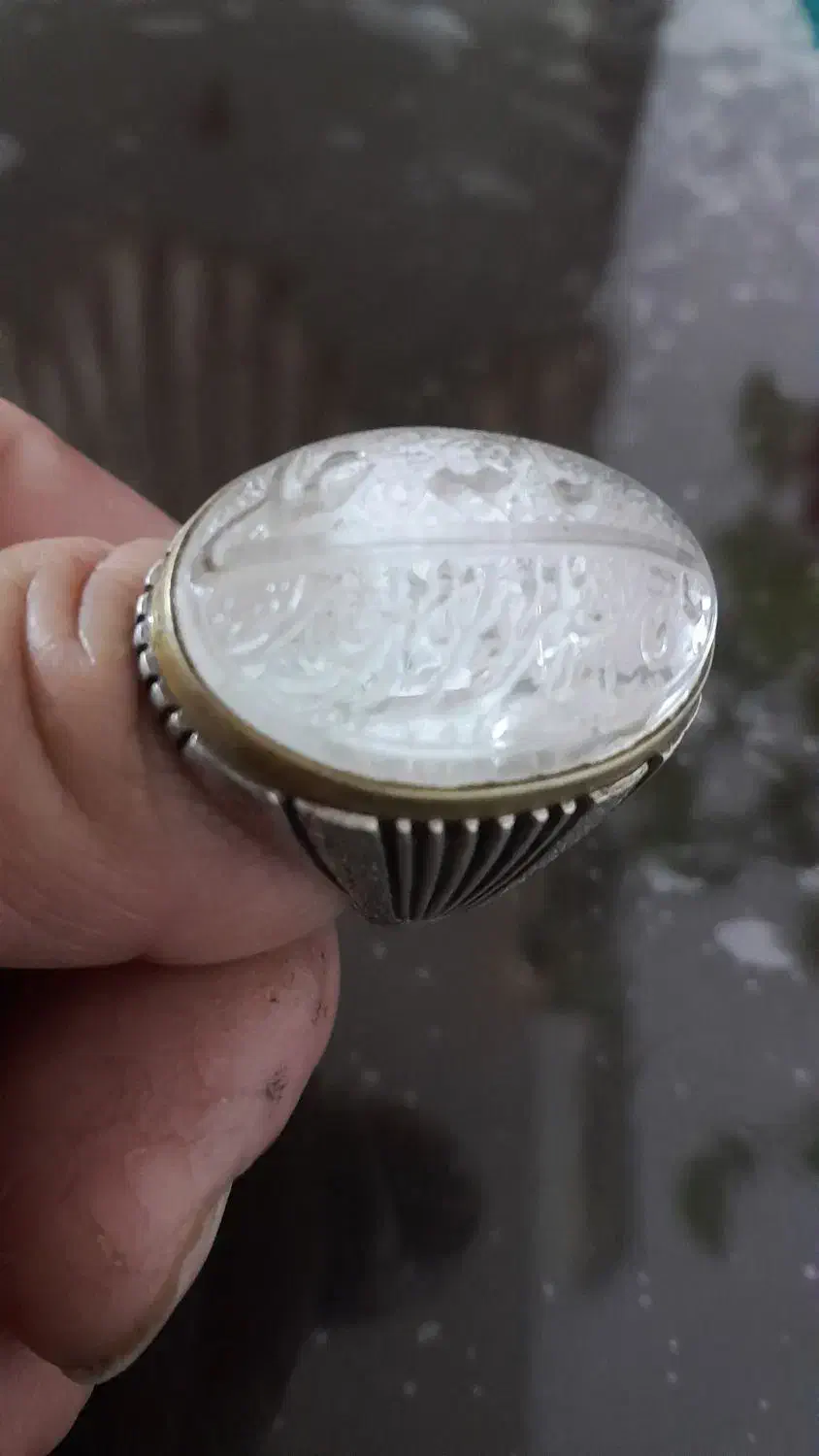 فروش انگشتر(درنجف)نادعلی حکاکی شده|کلکسیون اشیاء عتیقه|اهواز, نادری|دیوار