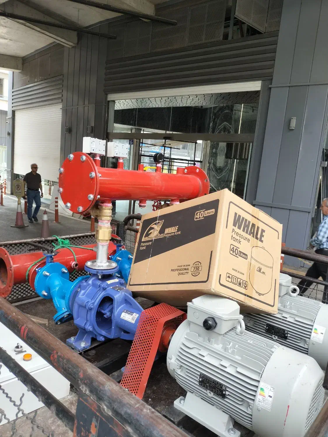 بوستر پمپ سه خط 7.5 HP پمپیران الکتروژن|مصالح و تجهیزات ساختمان|تهران, شادآباد|دیوار