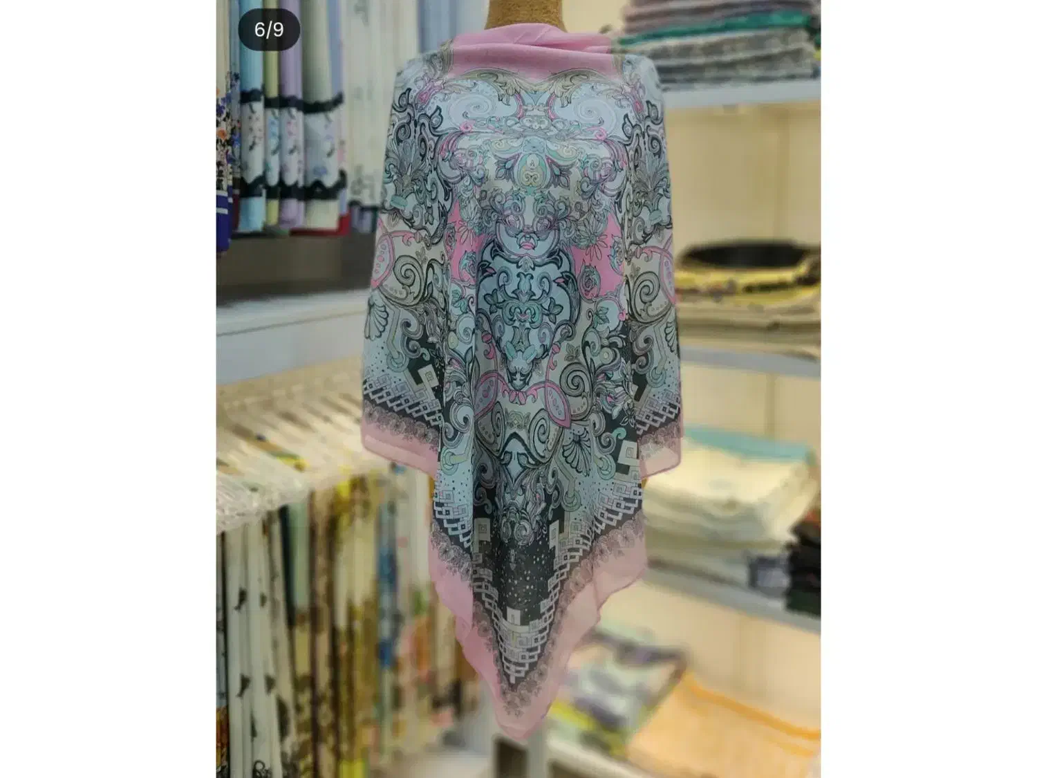 طرح جدید و بسیار زیبای روسری نخینه|لباس|گنبد کاووس, |دیوار