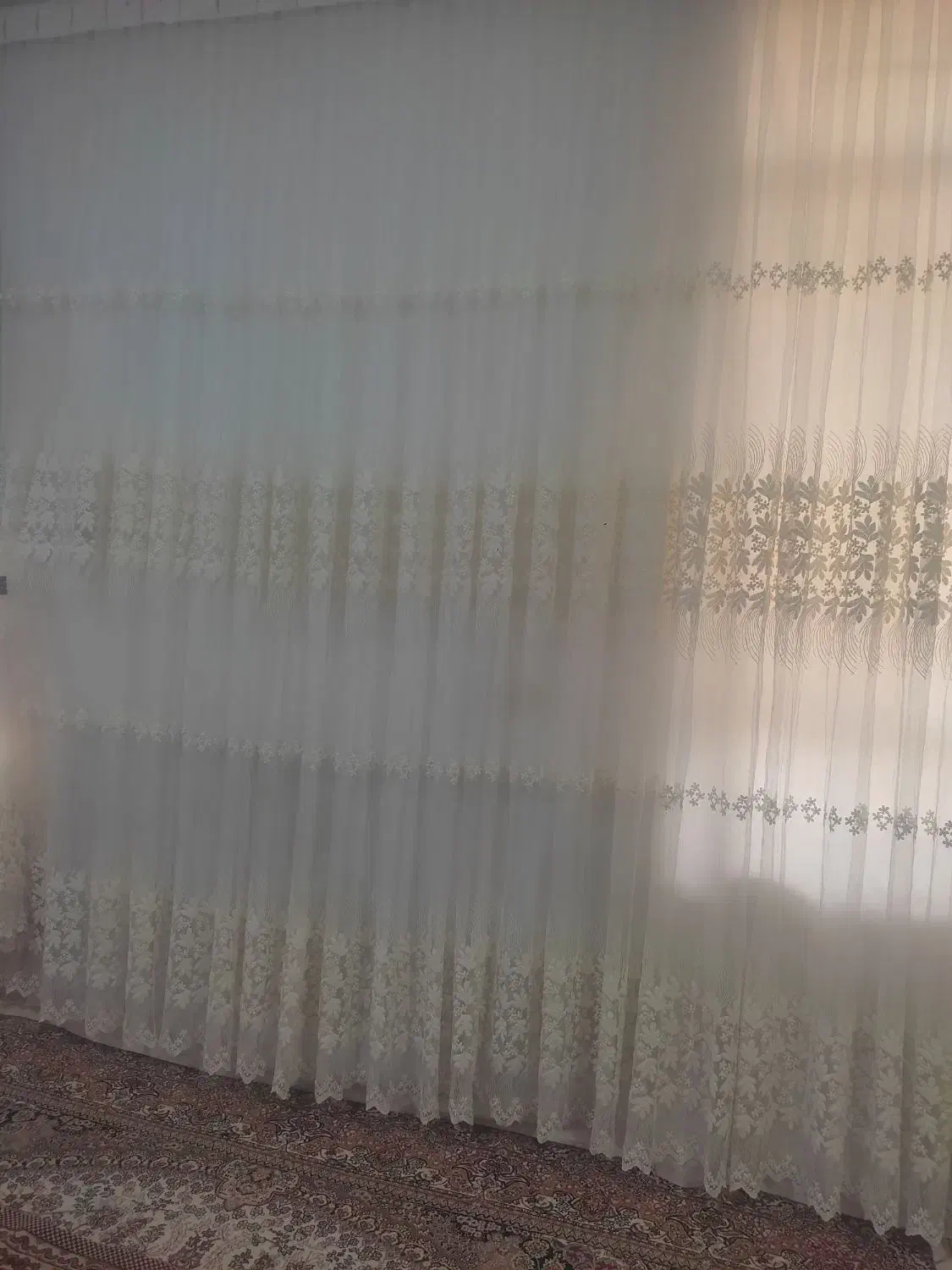 پرده|پرده، رانر، رومیزی|فیروزه, |دیوار