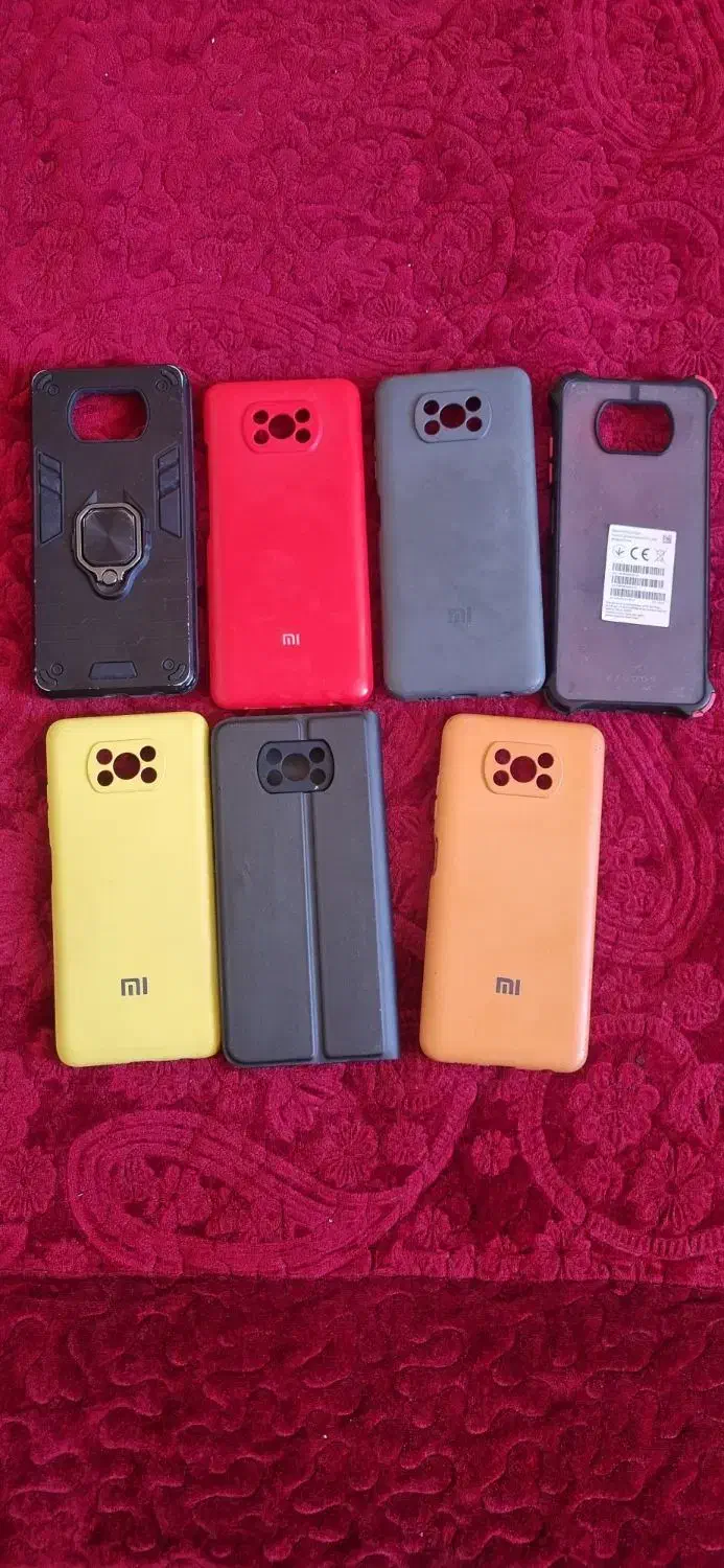 ۷ عدد قاب گوشی شیا ئومی  poco x3 pro|لوازم جانبی موبایل و تبلت|سمنان, |دیوار