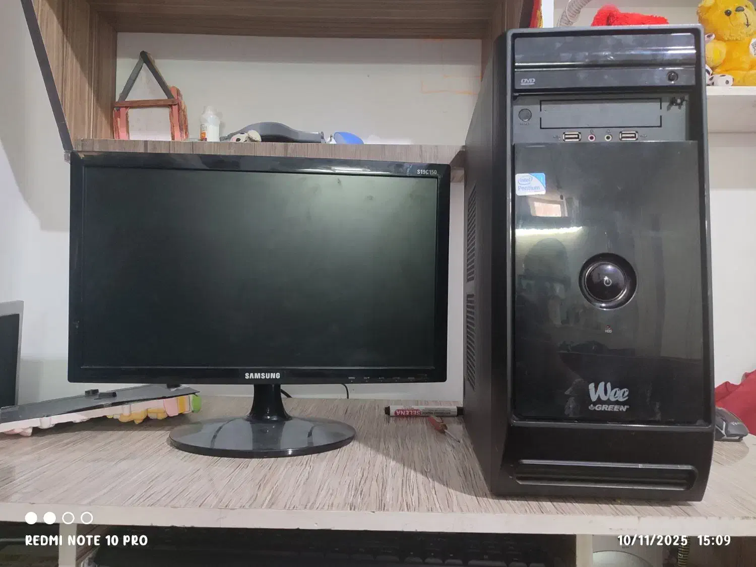 کامپیوتر با مانیتور|رایانه رومیزی|ابهر, |دیوار