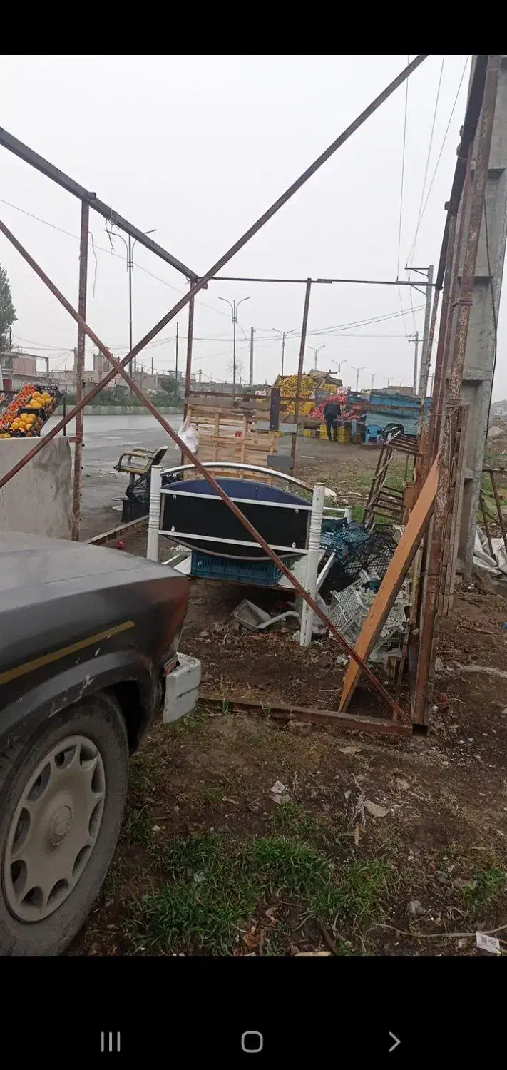 چهار ستون اهن دکه ای|مصالح و تجهیزات ساختمان|پارسآباد, |دیوار