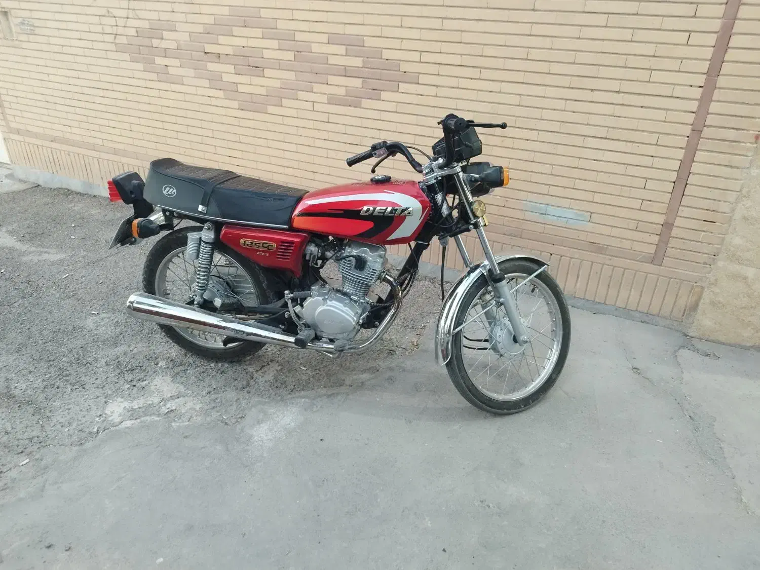 موتور سیکلت 125 دلتا انژکتوری مدل 98|موتورسیکلت|شاهین‌شهر, کوی مهدیه|دیوار