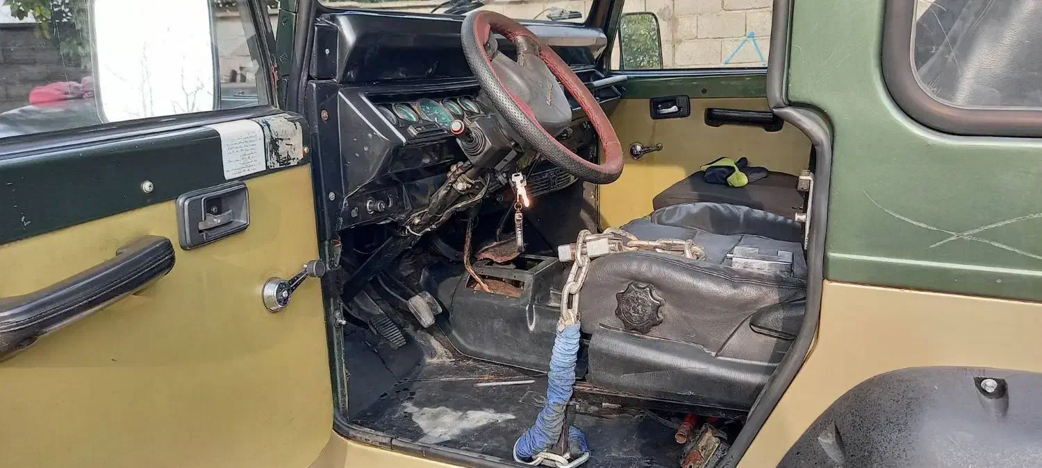 جیپ صحرا، مدل ۸۰، موتور و گیربکس فابریک پاترول|خودرو سواری و وانت|لاهیجان, کوی زمانی|دیوار