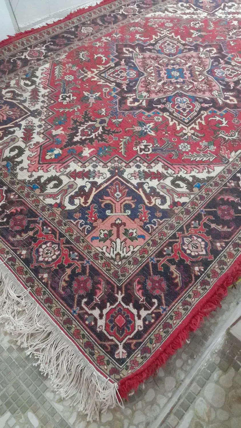 یک تخته فرش ۶ متری (۲×۳) نقشه هریس تاجری|فرش|تبریز, |دیوار