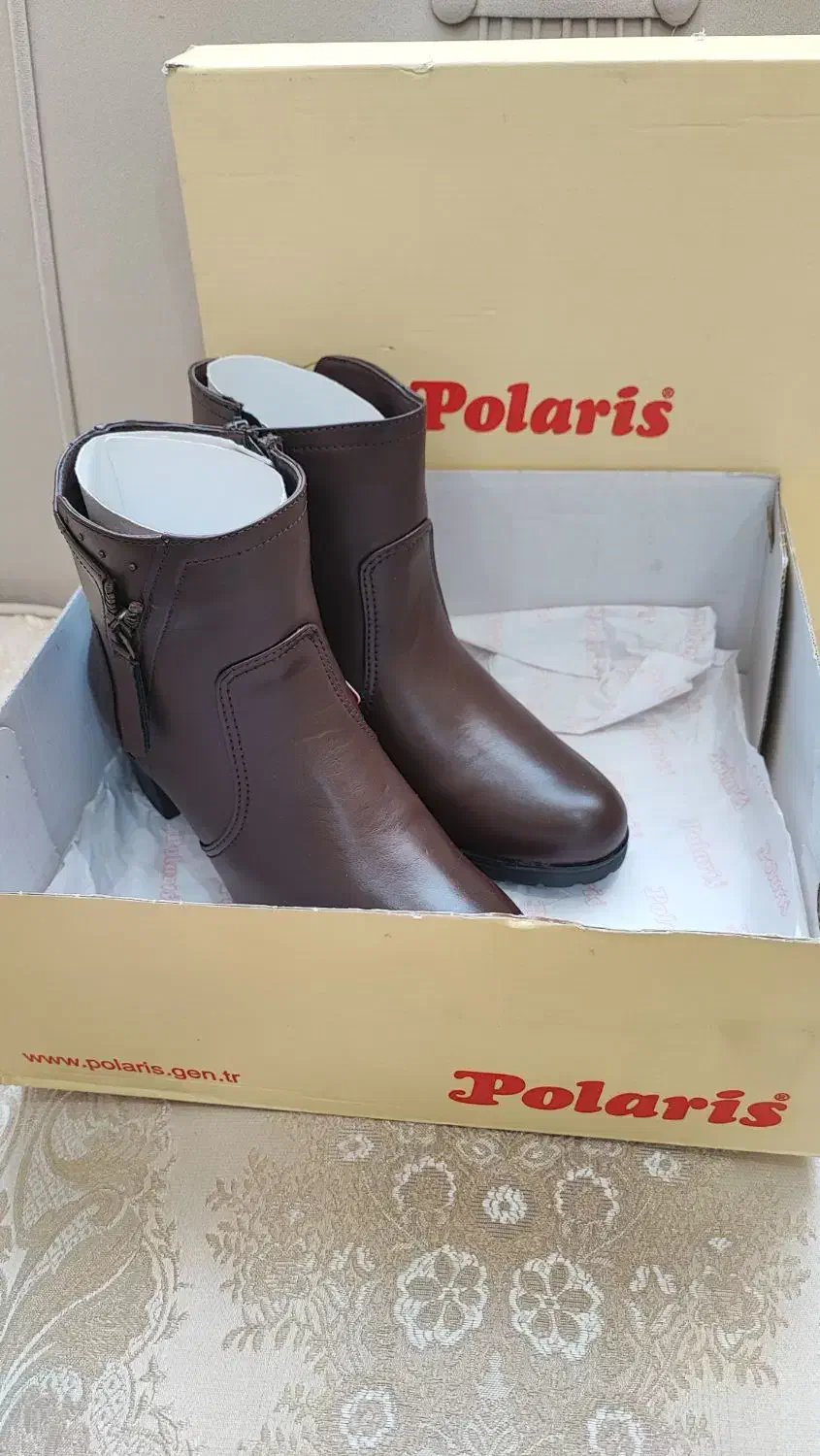 کفش بوت چرم مارک پولارایز polaris|کیف، کفش، کمربند|تهران, گلستان (شهرک راه آهن)|دیوار