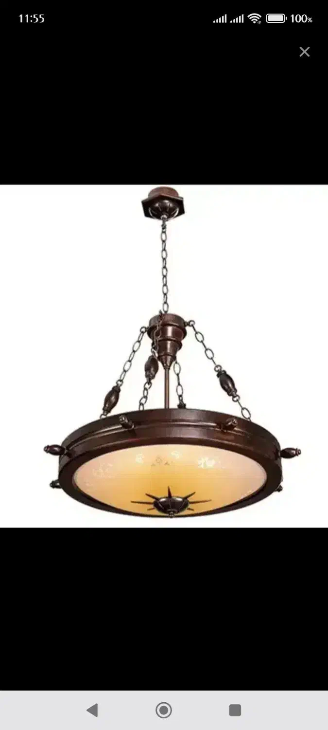 لوستر طرح سکان کشتی|لوستر و چراغ آویز|تهران, عباسآباد|دیوار