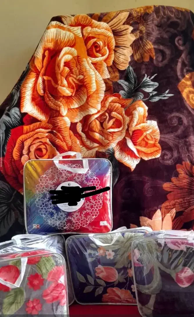 پتو دونفره نرمین|رختخواب، بالش، پتو|رامهرمز, |دیوار